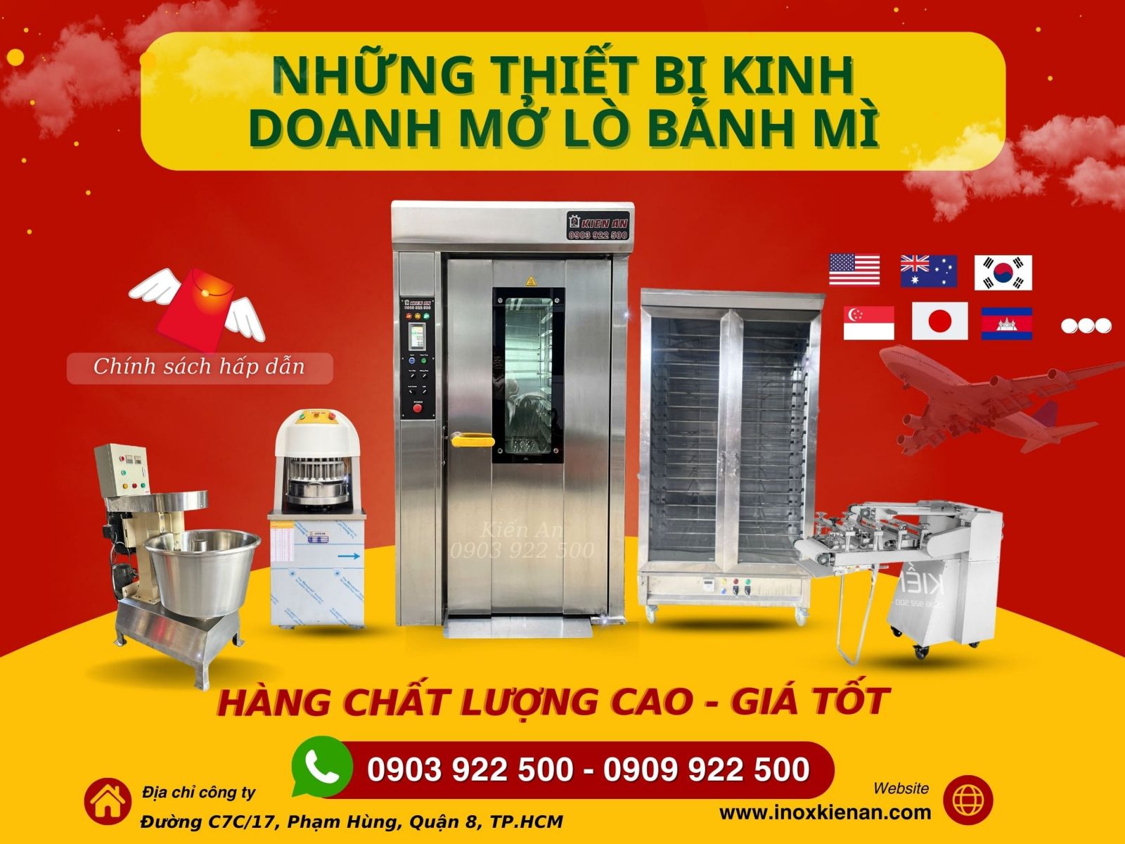 Tại sao nên chọn máy làm bánh mì xuất khẩu thương hiệu Kiến An